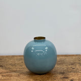 Pip Metalvase Lyseblå – 23 cm