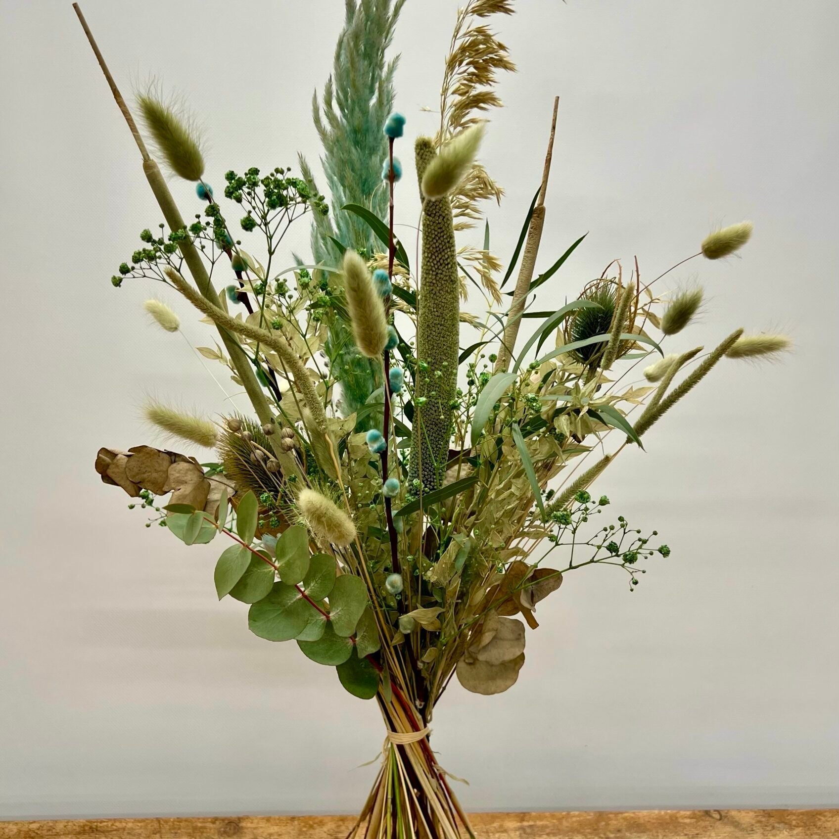 Blå tørrede blomster – Smukke, langtidsholdbare buketter med nordisk ro