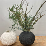 Valnød Porcelænsvase Fra Birch Nielsen - 27 x 30 cm