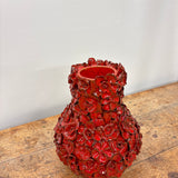 Rød blomstervase fra Birch Nielsen
