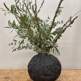 Valnød Porcelænsvase Fra Birch Nielsen - 27 x 30 cm