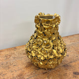 Mat Guld Blomstervase Fra Birch Nielsen – 30 cm