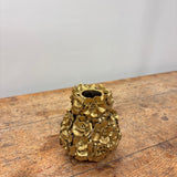 Mat Guld Blomstervase Fra Birch Nielsen – 13 cm