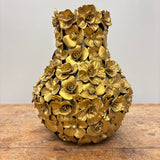Mat Guld Blomstervase Fra Birch Nielsen – 30 cm