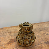 Blank Guld Blomstervase Fra Birch Nielsen – 13 cm