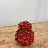 Rød Blomstervase Fra Birch Nielsen – 13 cm