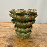 Høj Grøn Rustik Potte Fra Birch Nielsen