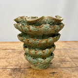 Høj Grøn Rustik Potte Fra Birch Nielsen